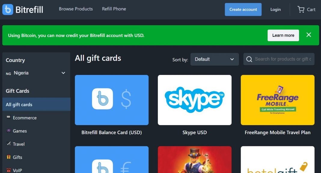 Bitrefill Review: Buying Gift Cards Using Cryptocurrencies (How It ...