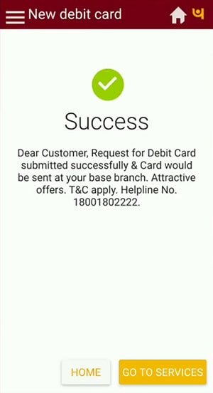 success-pnb-atm-card-apply-online